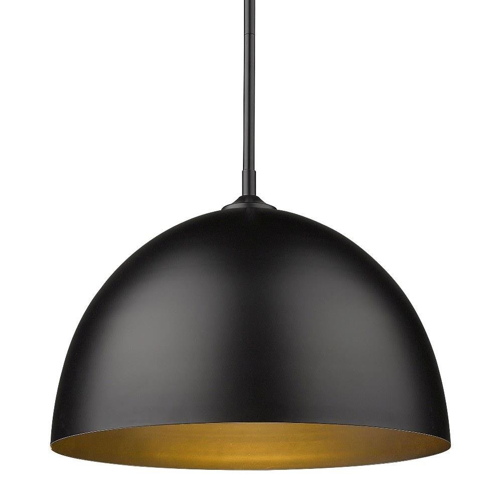 Zoey 1 Light Pendant by Golden - 6956-L - Golden Lighting Lights